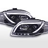 Scheinwerfer Set Daylight LED TFL-Optik Audi A4 Typ 8E  04-08 schwarz