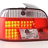 LED Rückleuchten Set BMW 5er Limousine Typ E39  95-00 klar/rot