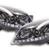 Scheinwerfer Set Daylight LED TFL-Optik Opel Astra H chrom